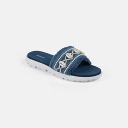 Mochi - Women's Blue Casual Sandals