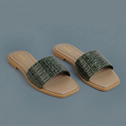 Mochi - Women Green Casual Flats