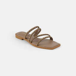 Mochi - Women's Beige Casual Flats