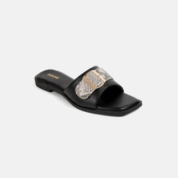 Mochi - Women's Black Casual Flats