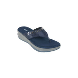 Mochi - Women Blue Synthetic Casual Sandals