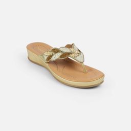 Mochi - Women Gold Sandals