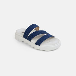 Mochi - Women's Blue Casual Sandals