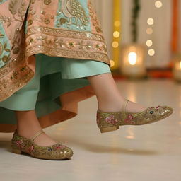 Mochi - Women's Antique Fancy Juttis