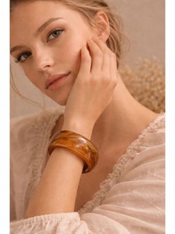 Niska - Rasin Brown Square Shaped Bangle