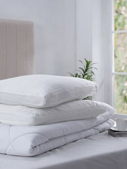Maspar - Essentials Vatten Polyester White Baffle Mesh Regular Pillow