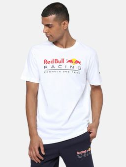 Puma - Red Bull Racing Motorsports Logo Mens White T-Shirt