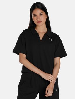Puma - Her Womens Black T-shirt