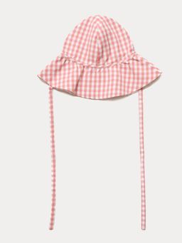 EARLY SUNDAY - Peony Bonnie Checks Hat