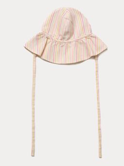 EARLY SUNDAY - Pink Stripes Bonnie Hat