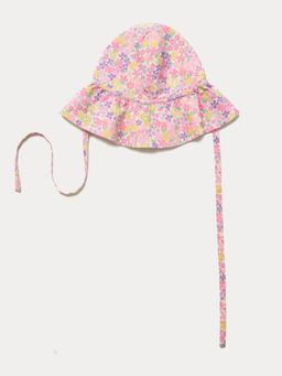 EARLY SUNDAY - Floral Purple Bonnie Hat