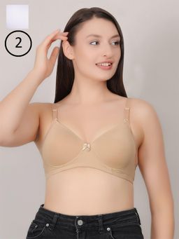 Mod & Shy - Multi-Color Lightly Padded T-Shirt Bra (Pack of 3)