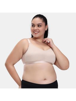 Zivame - Skin True Curv Single Layered Non Wired Full Coverage 360 Minimiser Bra