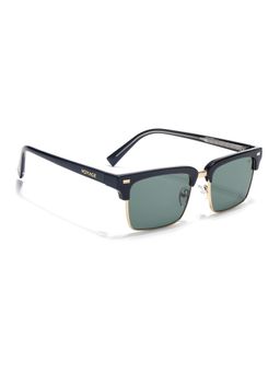Voyage - Clubmaster Sunglasses for Men & Women (Olive Lens|Golden & Black Frame)