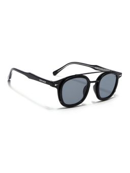 Voyage - Wayfarer Sunglasses for Men & Women (Grey Lens|Black Frame)