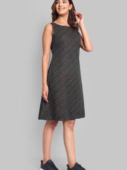 Mera Rang - Ajrak Cotton A Line Dress