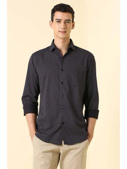 Allen Solly - Men Slim Fit Printed Full Sleeves Casual Shirt