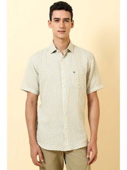 Allen Solly - Men Slim Fit Printed Half Sleeves Casual Shirt