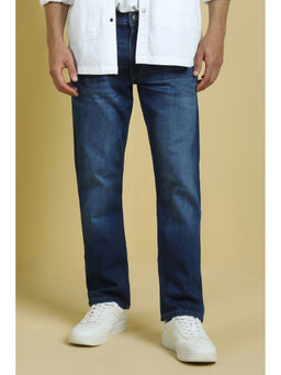 Allen Solly - Men Blue Regular Fit Mid Wash Jeans