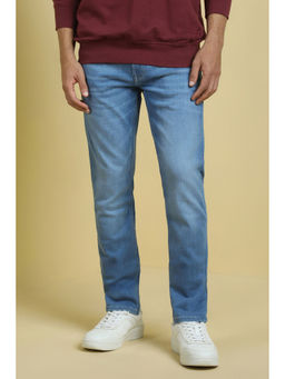 Allen Solly - Men Blue Slim Fit Mid Wash Jeans