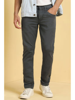 Allen Solly - Men Grey Slim Fit Light Wash Jeans