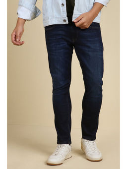 Allen Solly - Men Navy Slim Fit Light Wash Jeans