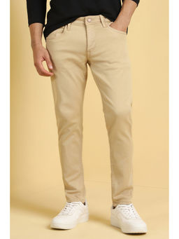 Allen Solly - Men Beige Slim Fit Dark Wash Jeans