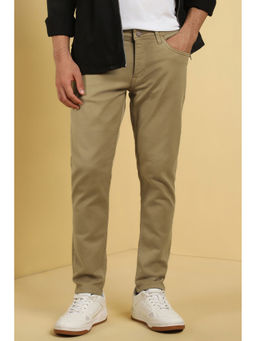 Allen Solly - Men Khaki Slim Fit Dark Wash Jeans