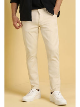 Allen Solly - Men Beige Slim Fit Dark Wash Jeans