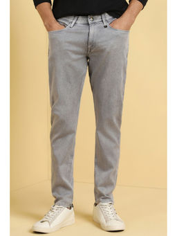 Allen Solly - Men Grey Slim Fit Mid Wash Jeans