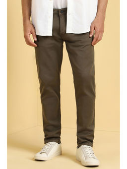 Allen Solly - Men Brown Slim Fit Dark Wash Jeans