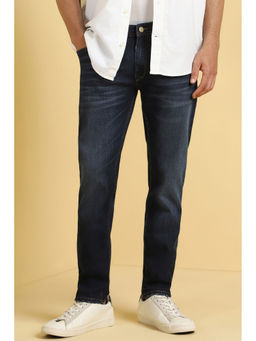 Allen Solly - Men Navy Skinny Fit Mid Wash Jeans