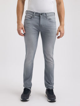 Pepe Jeans - Men Grey Mid Rise Slim Powerflex Extra Stretchable Jeans