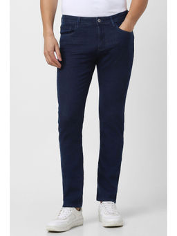 Van Heusen - Men Navy Dark Wash Slim Fit Jeans