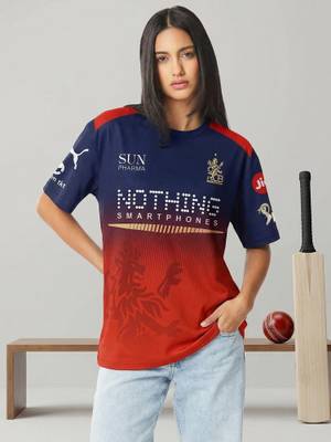 Buy LEOTUDE RCB Women Red Fans Special T-Shirt (2XL)