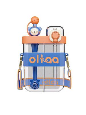 Little Surprise Box Blue Waves Stainless Steel Kids Tumbler Bottle main image 1