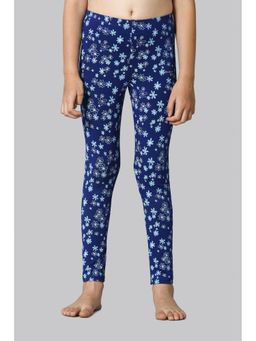Van Heusen - Girls Power Plus & Allover Print Leggings - Blue Bloom AOP
