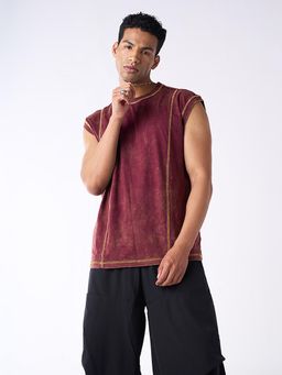 IZF - Wine Acid-Washed Vest