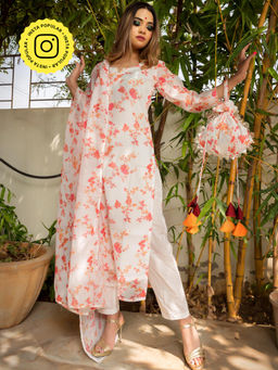POMCHA - Phool Jaal Modal Cotton Suit (Set of 3)