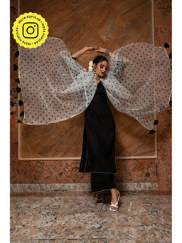 POMCHA - Polka Dot Black Suit (Set of 3)