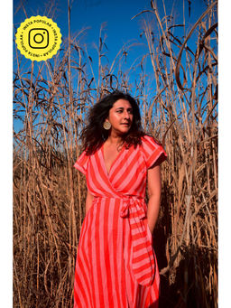 WHY SO BLUE - May Wrap Dress for Women