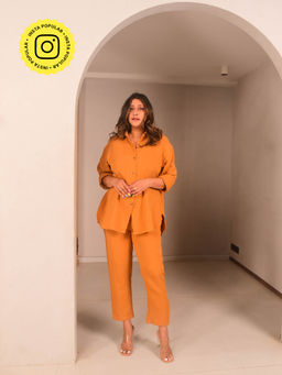 WHY SO BLUE - Tila Mustard Co-Ord
