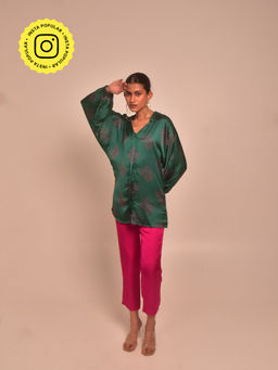 WHY SO BLUE - Kavya Modal Top with Pant - Multi-Color