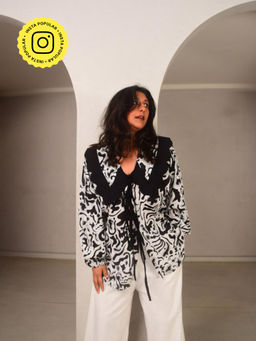 WHY SO BLUE - White Nia Shirt