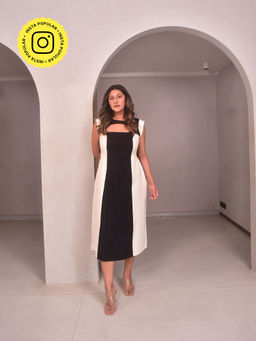WHY SO BLUE - Black Mia Day Dress