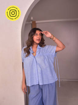WHY SO BLUE - Blue Esme Top