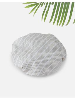 Fabindia - Grey Orchid Polyester Hand Block Print Shower Cap