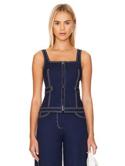 SIMKHAI - Dolce Zip Up Top
