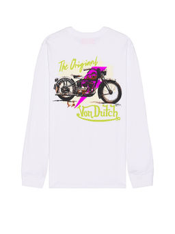 Von Dutch - Biker Shop Graphic Long Sleeve Tee