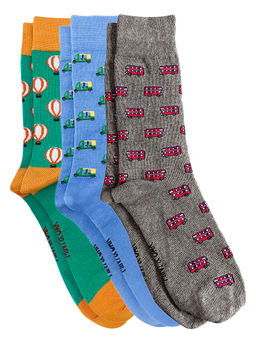 Mint & Oak - Vibrant Vibe Socks for Men